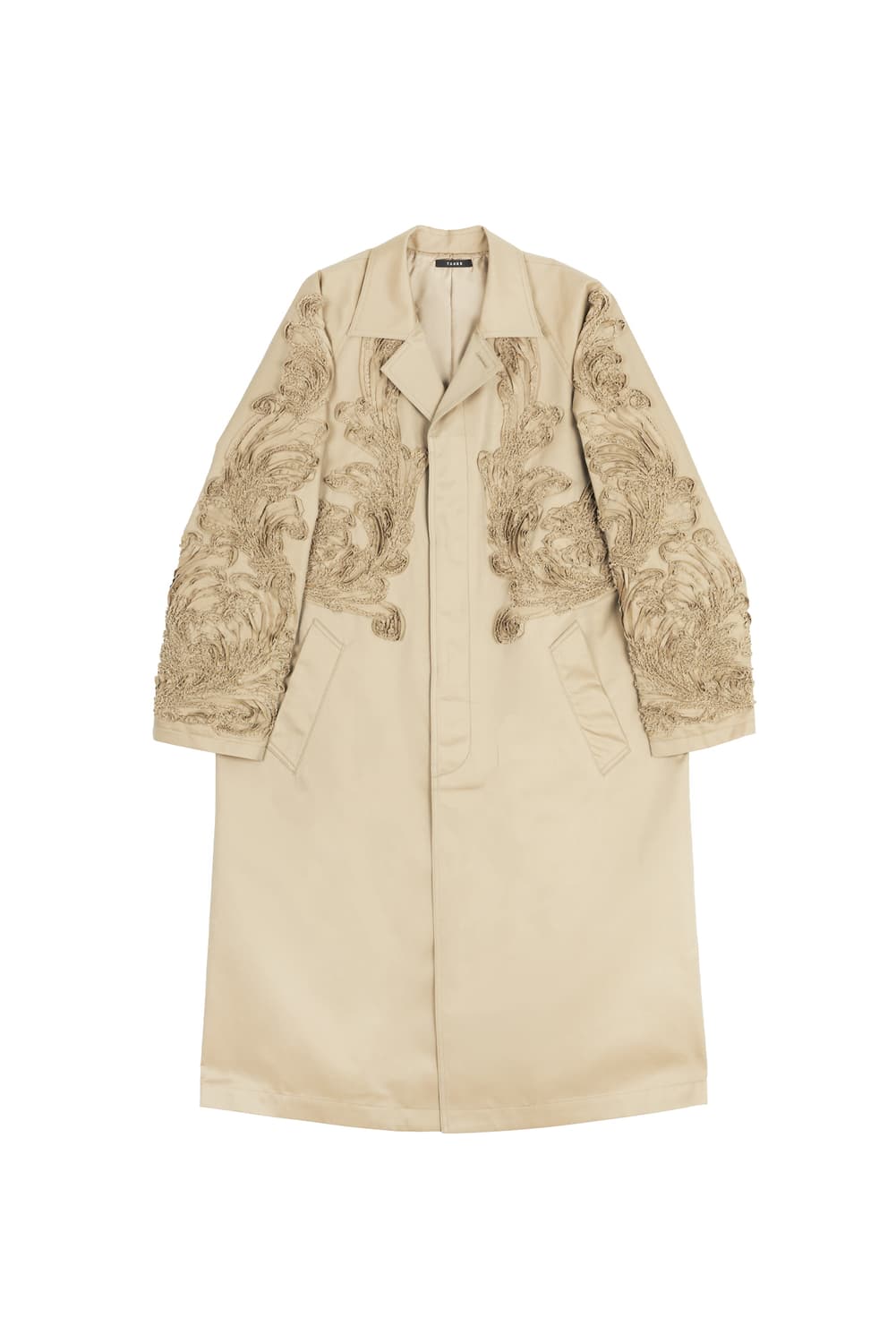 새상품 탁 TAAKK 베이지 프린지 발마칸 코트 2사이즈  상품이미지1