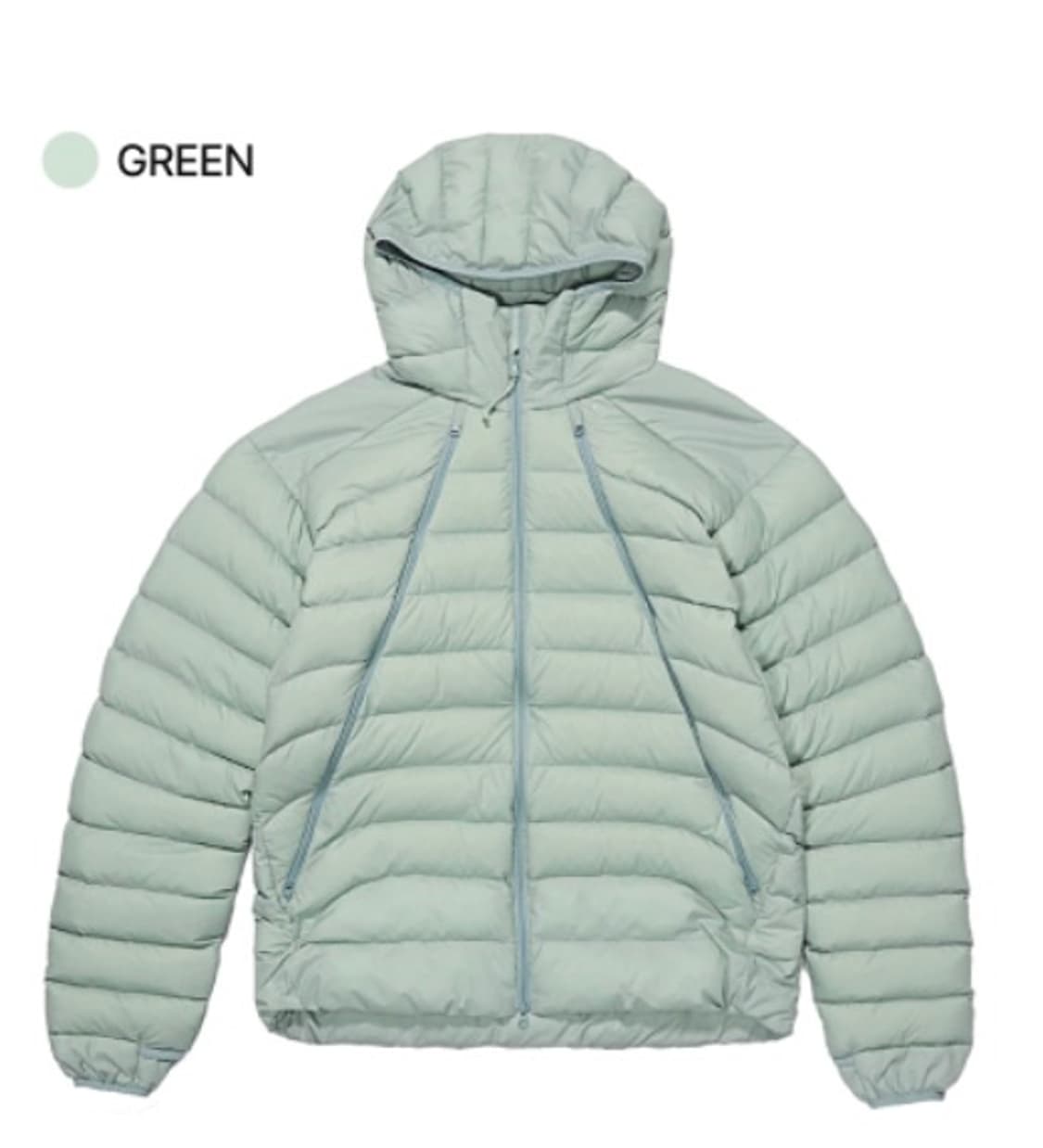 스키즘인듀싱CATERPIE PUFFER JACKET 그린M 상품이미지2