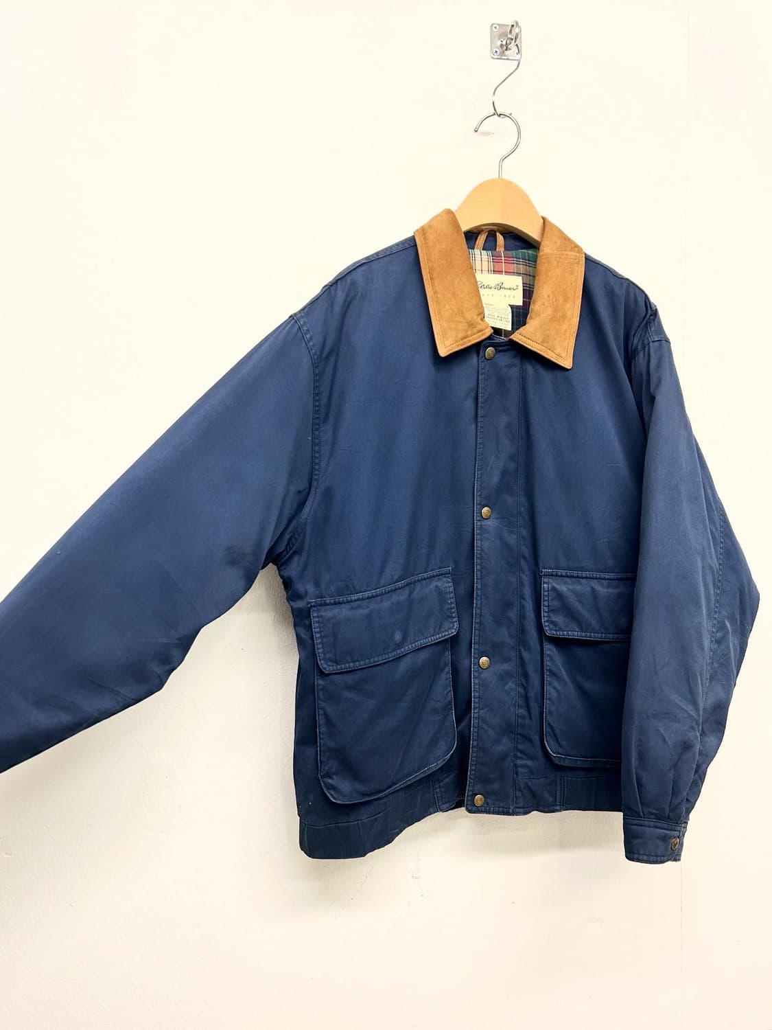 90s 에디바우어 코듀로이 카라 필드자켓 상품이미지2