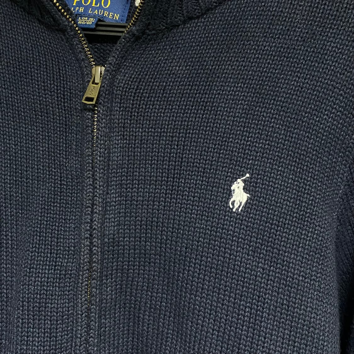 폴로 랄프로렌 네이비 집업 가디건 상품이미지4