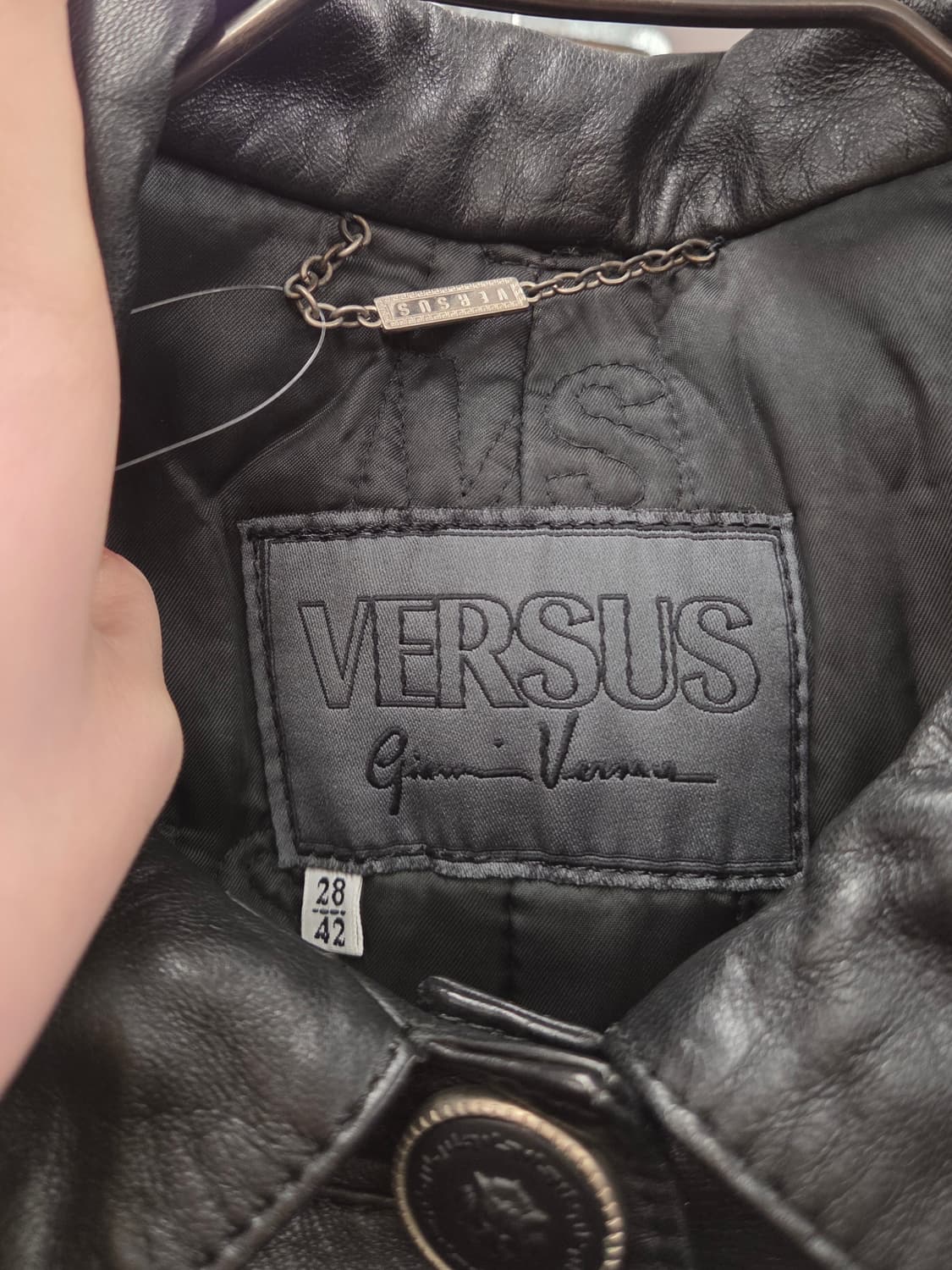 VERSUS 베르사체 베르수스 Italy 레더 코트 상품이미지7