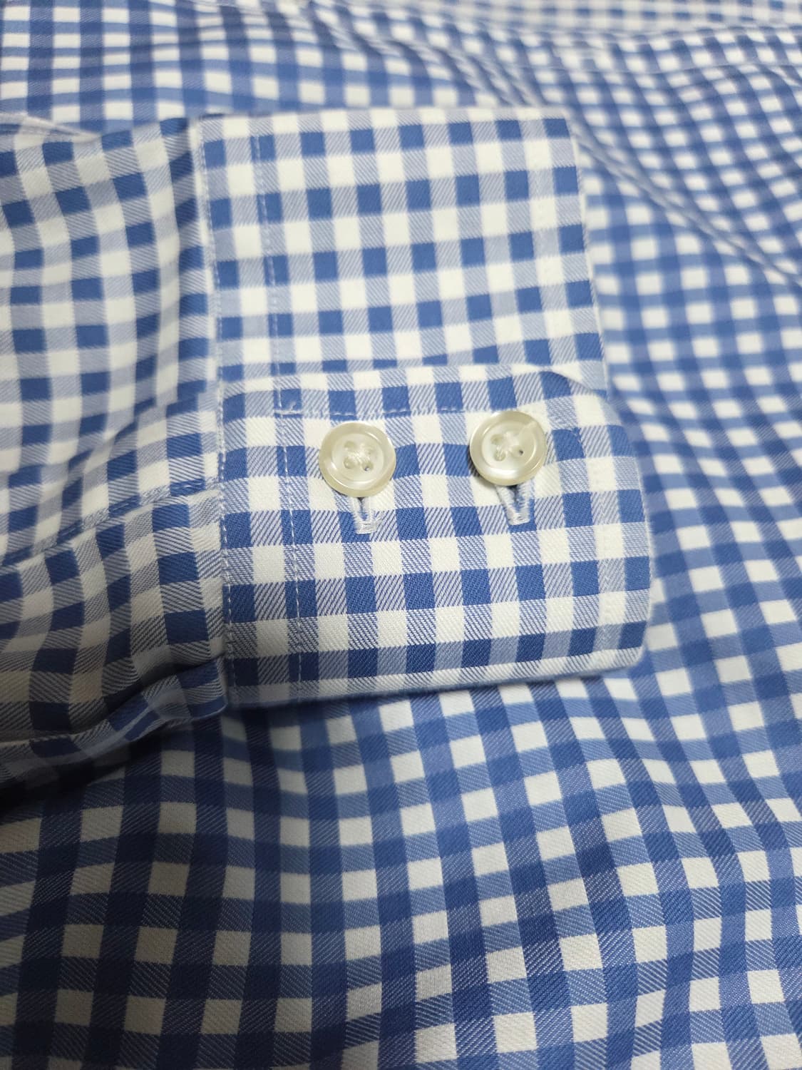 찰스띠릿 블루깅엄셔츠 105 상품이미지3