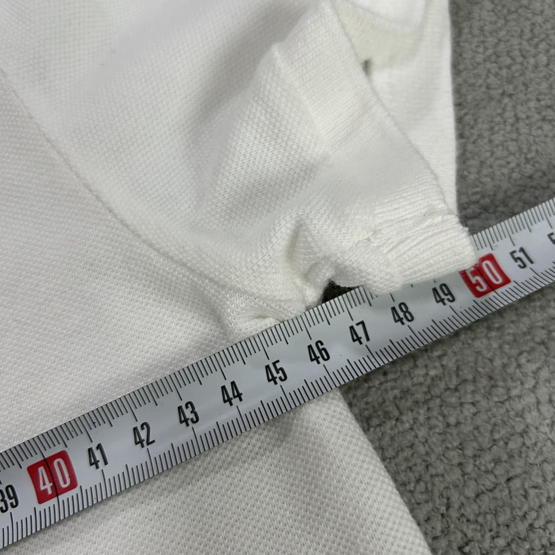 폴로 랄프로렌 화이트 반팔 카라티 m 상품이미지6