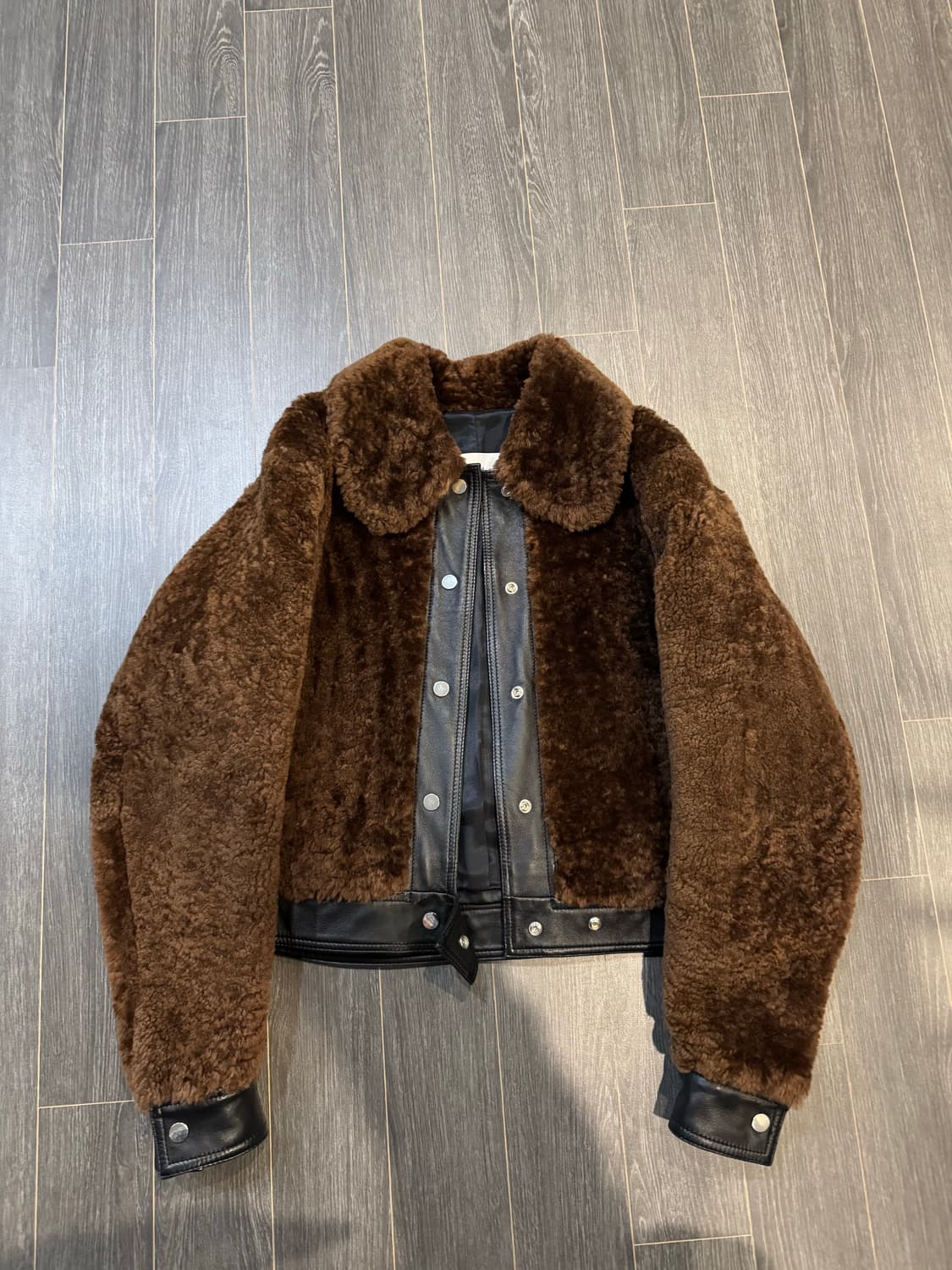 산드로 양털 자켓 상품이미지1