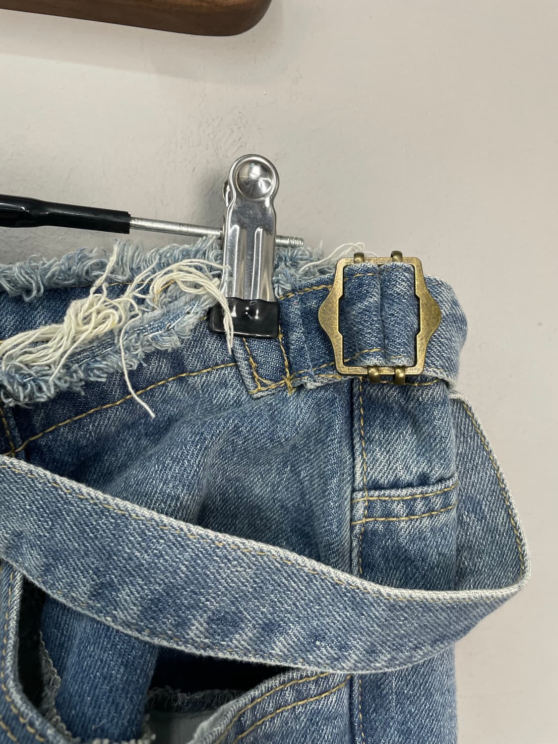 게이트리스 워싱 오버와이드 팬츠 H1550 상품이미지4