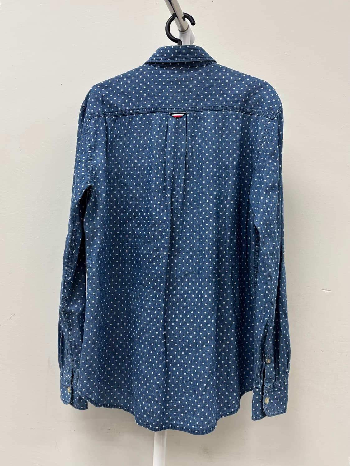 빈티지 도트 데님 셔츠 상품이미지8