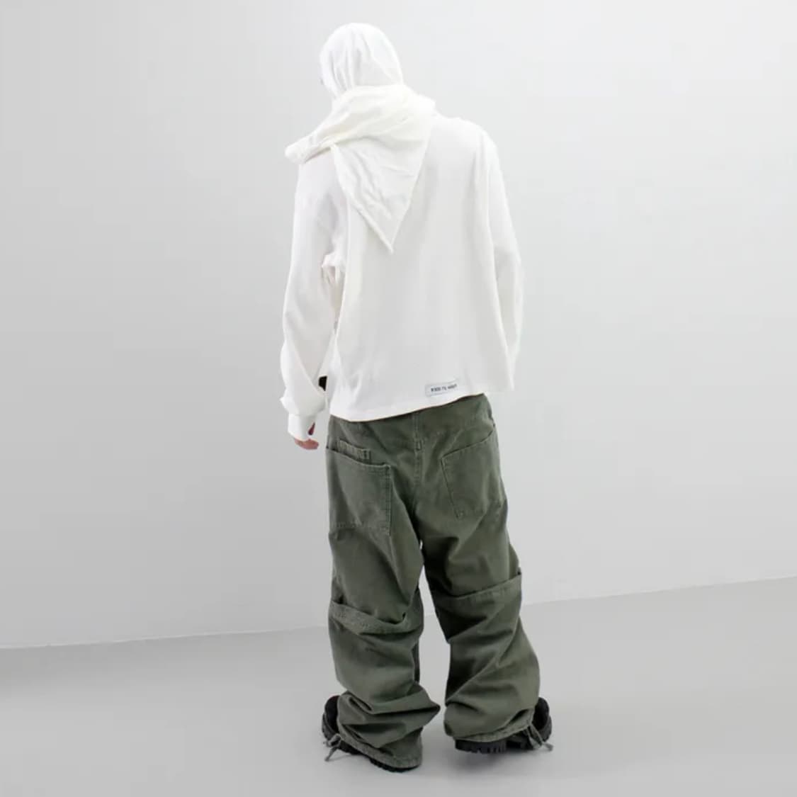 로어링라드 워시드 플립 니 팬츠 m 상품이미지2