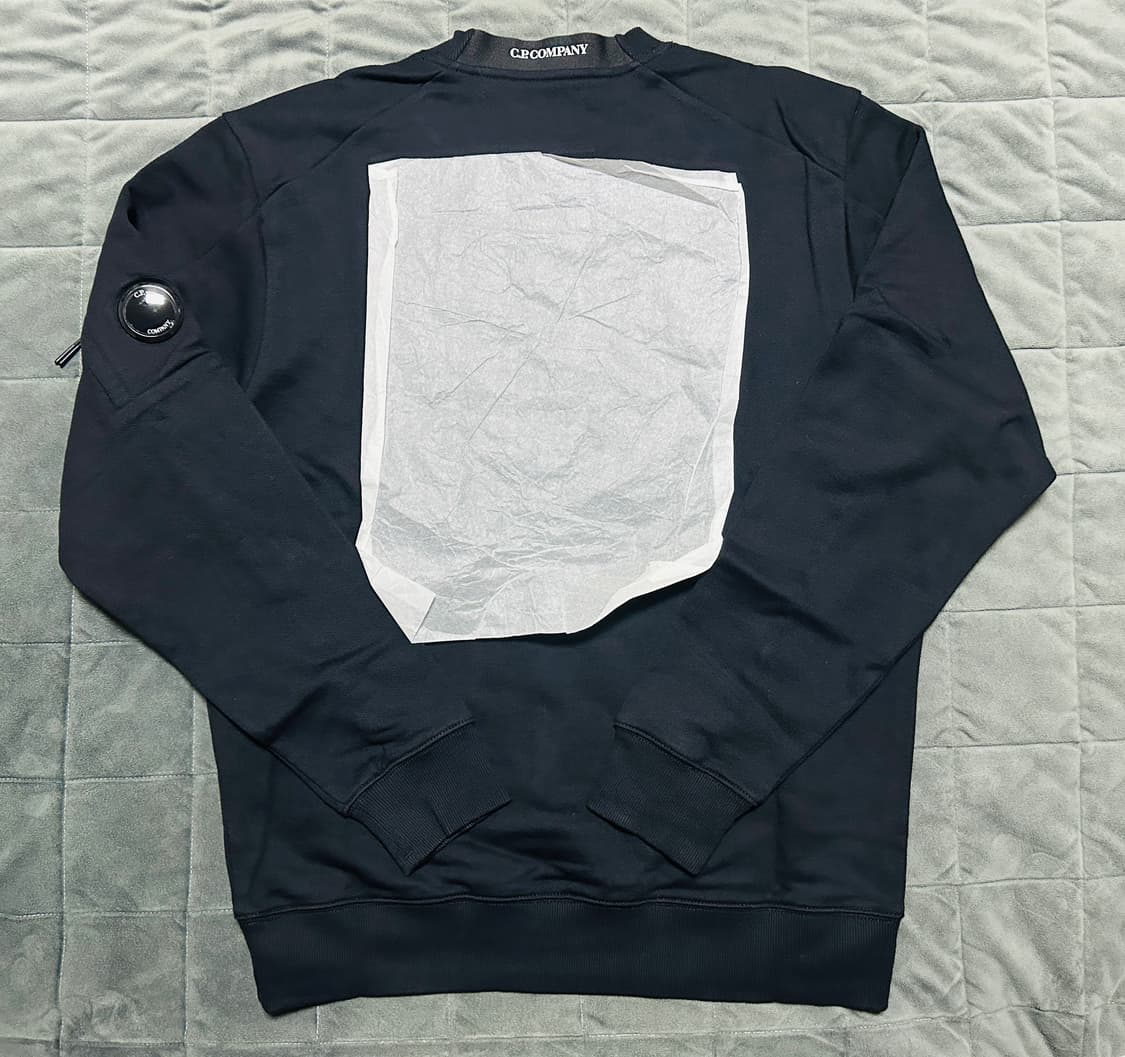 [L] CP 컴퍼니 플리스 크루넥 렌즈 스웨트 셔츠 맨투맨 블랙 상품이미지5