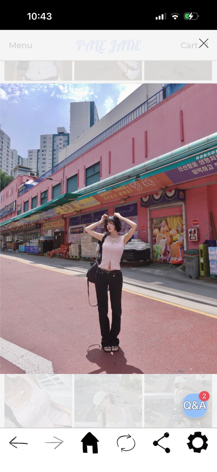 페일제이드 Button Sleeveless Top 상품이미지2