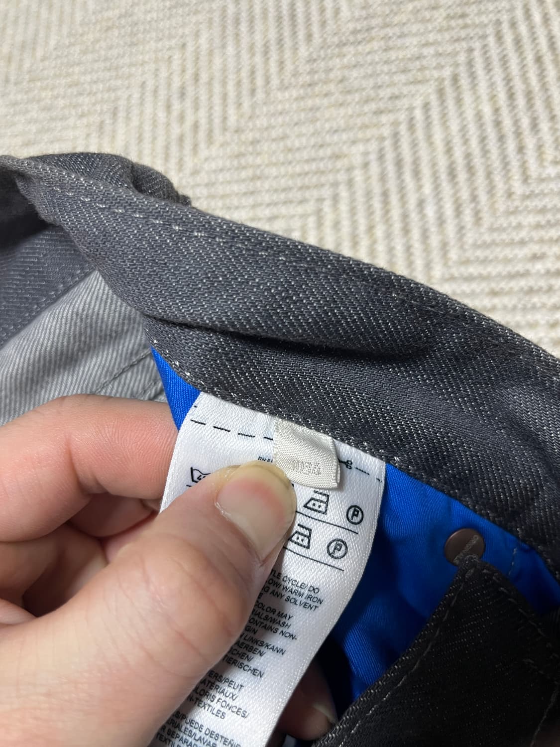 아디다스 그레이워싱 블루탭 데님팬츠 청바지 30 상품이미지8