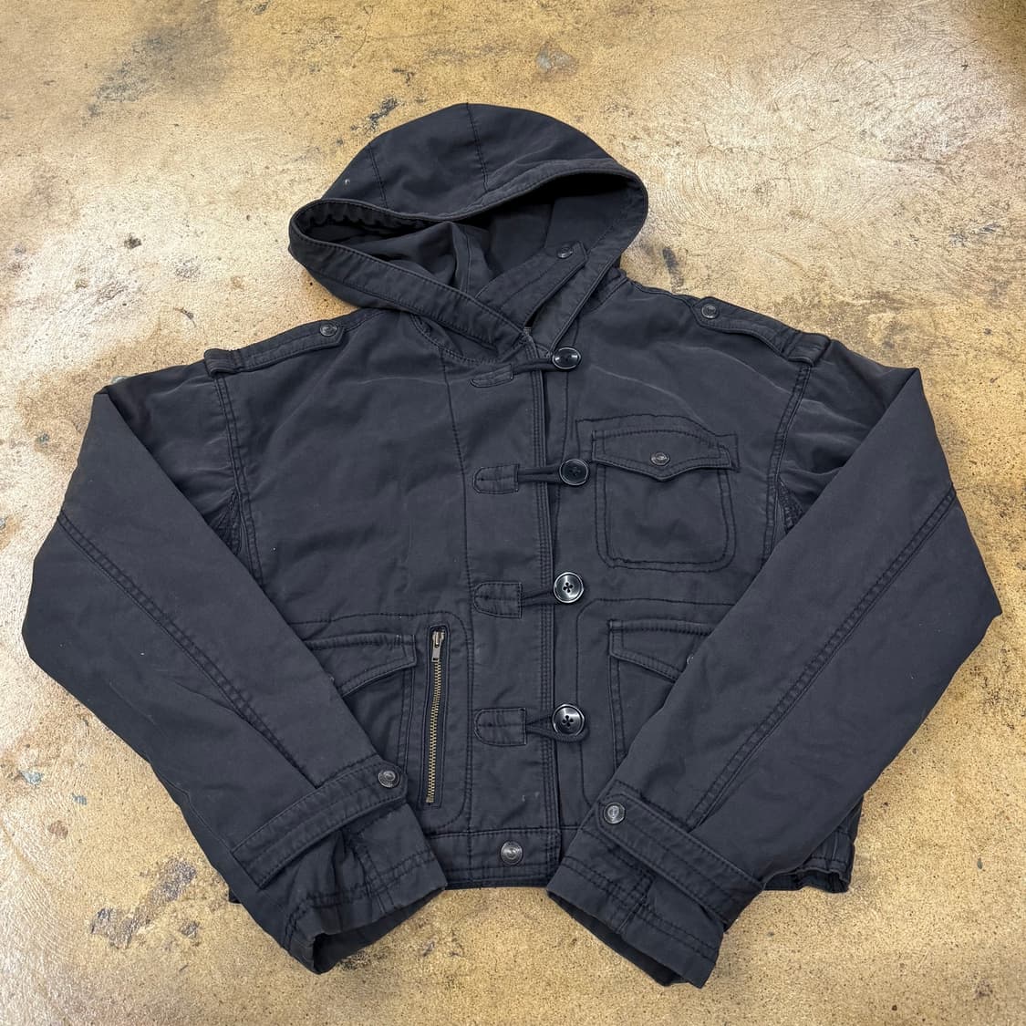 폴로 진스 블랙 크롭 자켓  상품이미지2