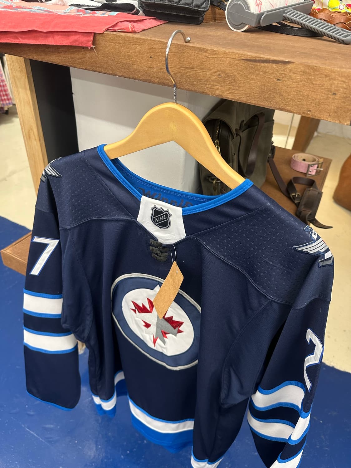 Adidas 아디다스 NHL 위니펙 블록코어 하키져지 상품이미지5