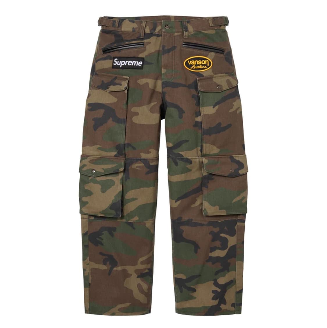 슈프림 x 밴슨 코듀라 데님 팬츠 우드랜드 카모 30 상품이미지1