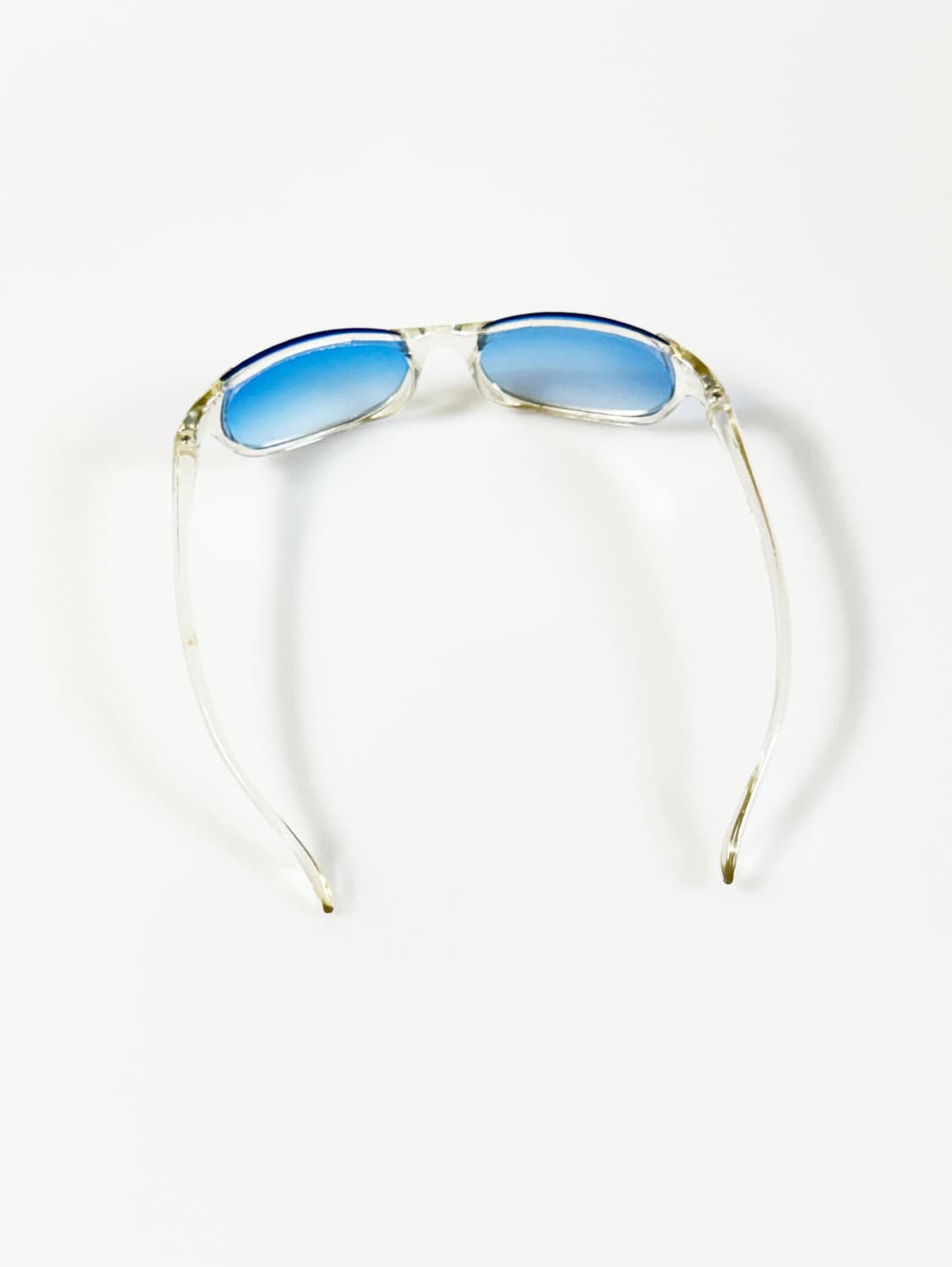 90s OXYGEN 투명 볼드 스퀘어 프레임 틴트 빈티지 선글라스 상품이미지5