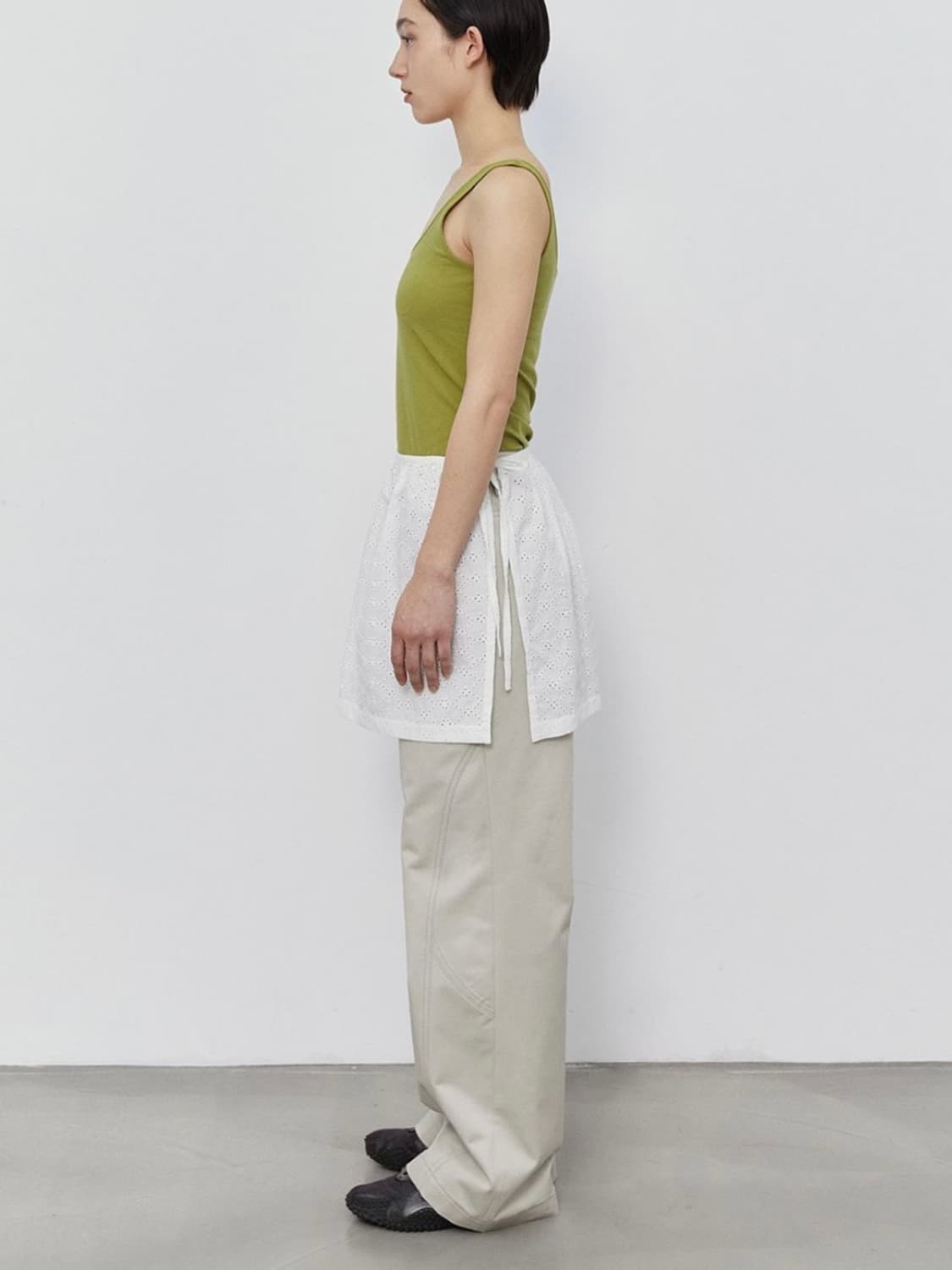 버뮬라 EYELET COTTON WRAP SKIRT 랩스커트 상품이미지3