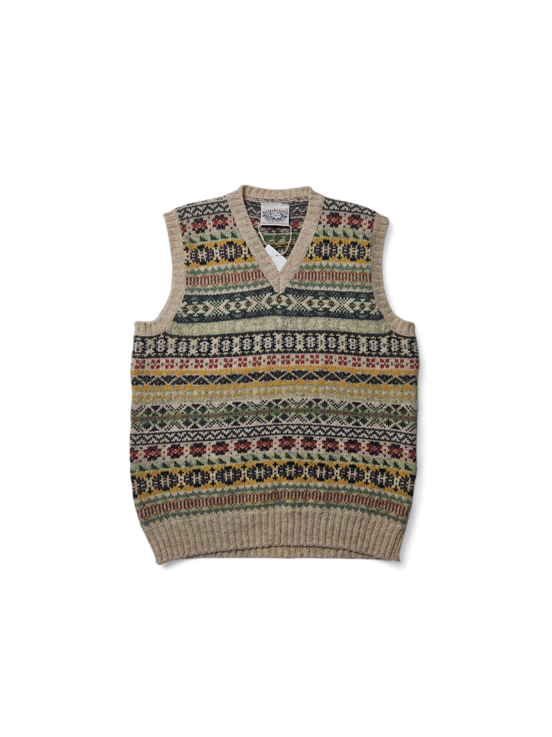 제이미슨스 페어아일 니트 베스트 L 상품이미지1