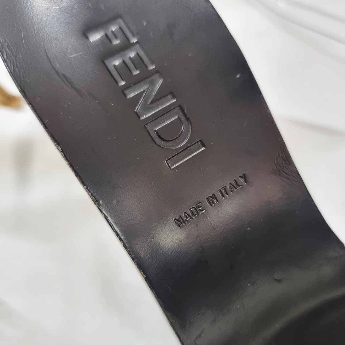 펜디 FENDI 하이힐 샌들 구두 슈즈 스트랩 오픈토힐 (240/37) 상품이미지7