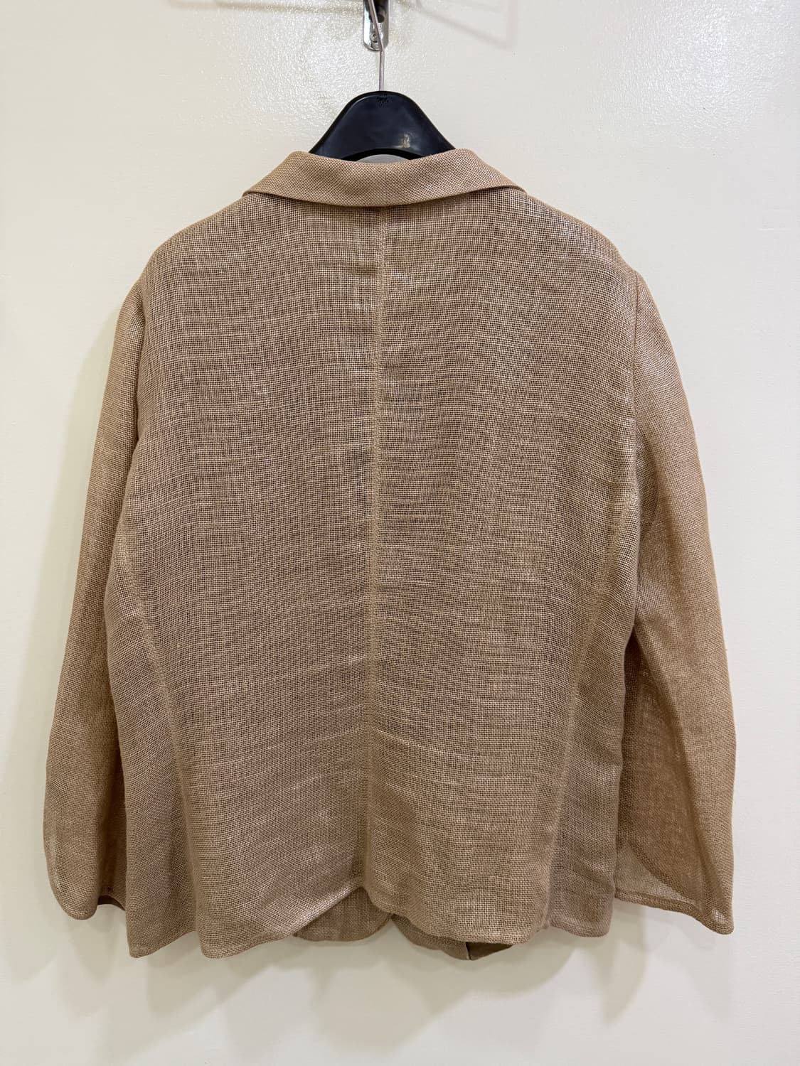 알마니 꼴레지오니 베이지 린넨 자켓(정품) 상품이미지3