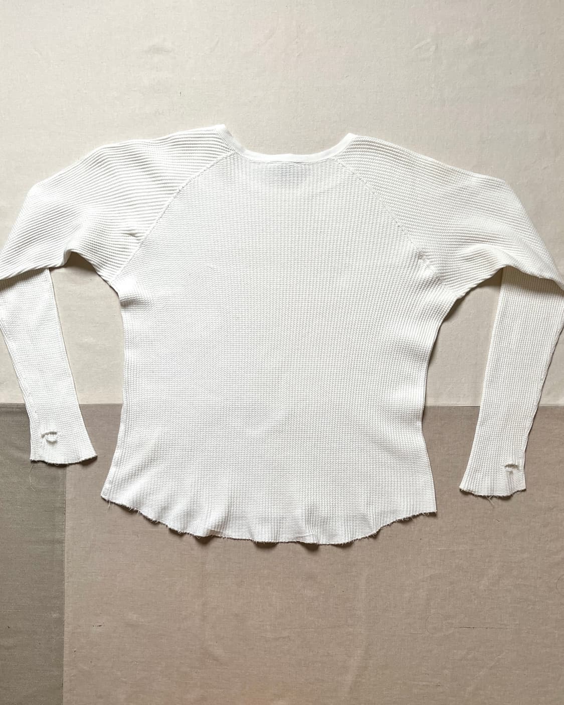 언유즈드 핑거홀 써멀 롱슬리브 티셔츠 unused 와플티 상품이미지5