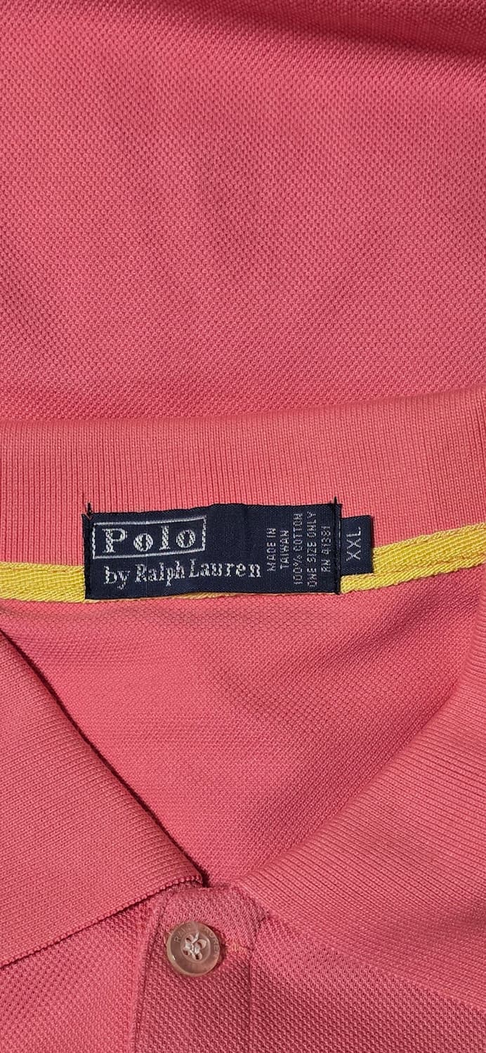 폴로 랄프로렌 핑크 빅포니 긴팔 카라티 XXL 상품이미지3