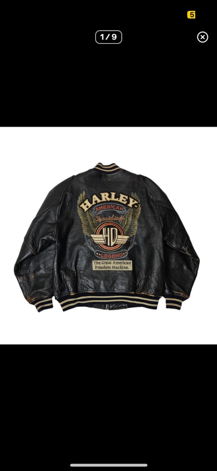 할리 데이비슨 바시티 가죽자켓 상품이미지2