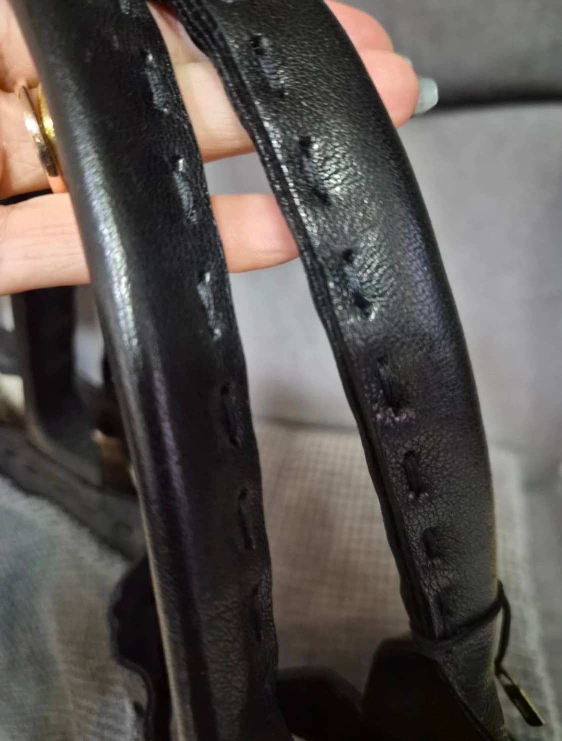 리얼램스킨 고급린넨 가방 상품이미지6