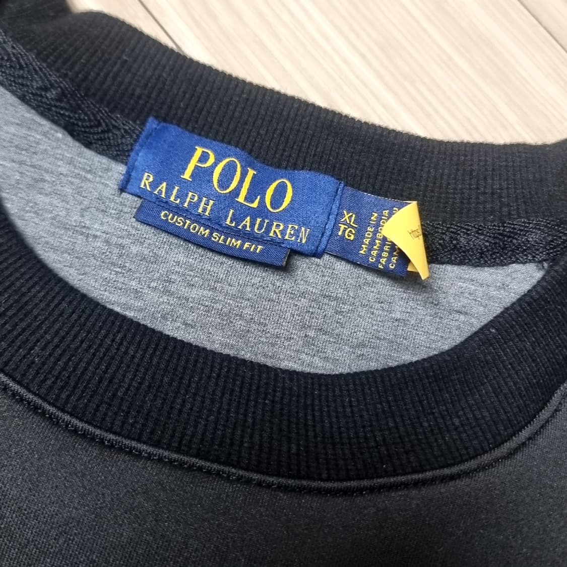 폴로 랄프로렌 블랙 맨투맨 티셔츠(xl) 상품이미지4
