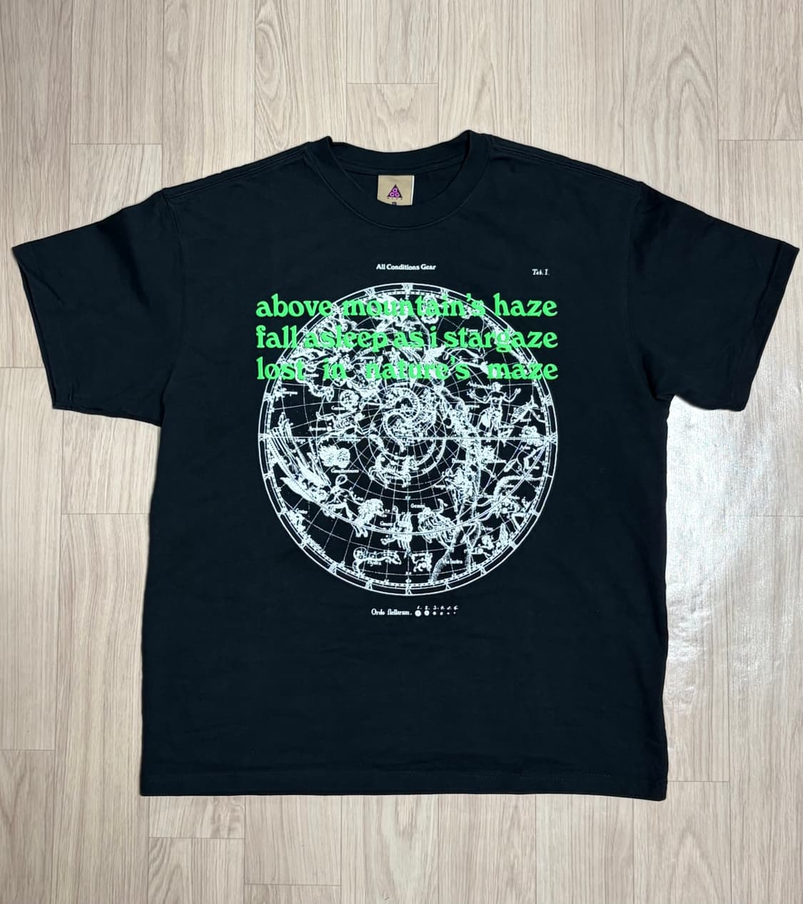 [XL] 나이키 ACG 스타게이즈 반팔 티셔츠 블랙 DC4087-010 상품이미지1