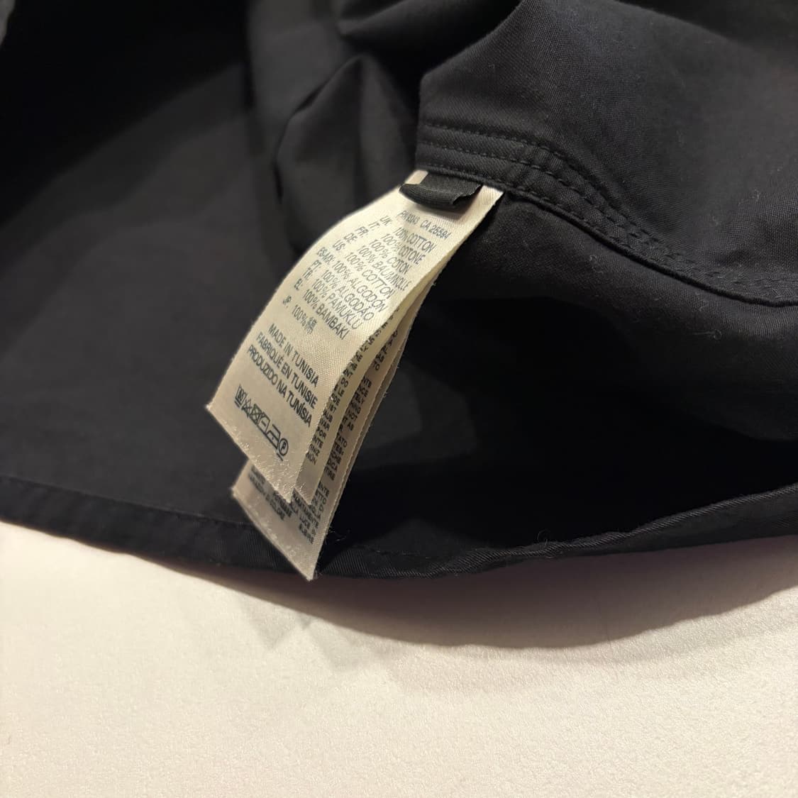 [L] 디젤 블랙 슬림핏 투포켓 셔츠 D810 상품이미지6