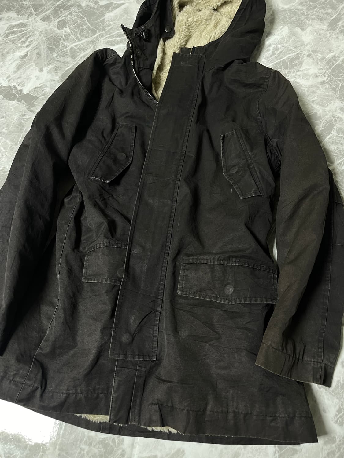 (Silas)fur hoody jacket 상품이미지7