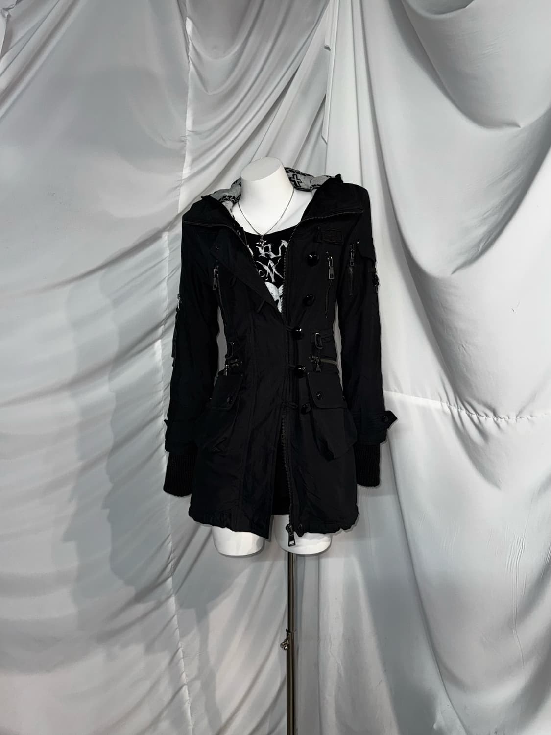 미사깔 무채색 해골 펑투케 OZOC 오조크 코디세트  상품이미지8