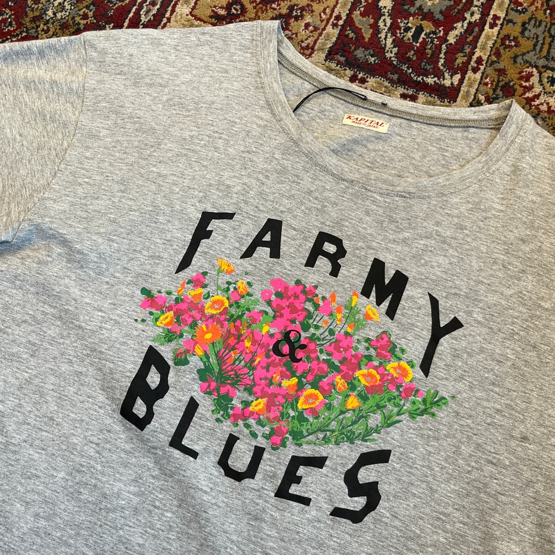 케피탈 FARMY & BLUES 반팔 티셔츠 [ 100 ] 상품이미지2