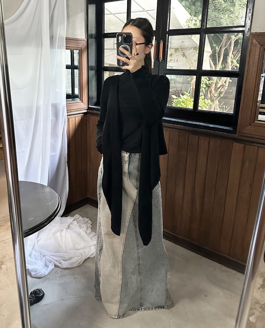 DIESEL draoed longline cardigan 상품이미지1