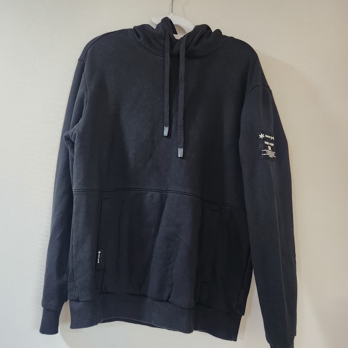 스노우피크 로고와펜 후드티 100(L~XL) 상품이미지1