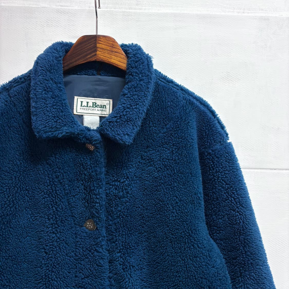 90's L.L.Bean 엘엘빈 플리스 부클 자켓 USA 상품이미지2