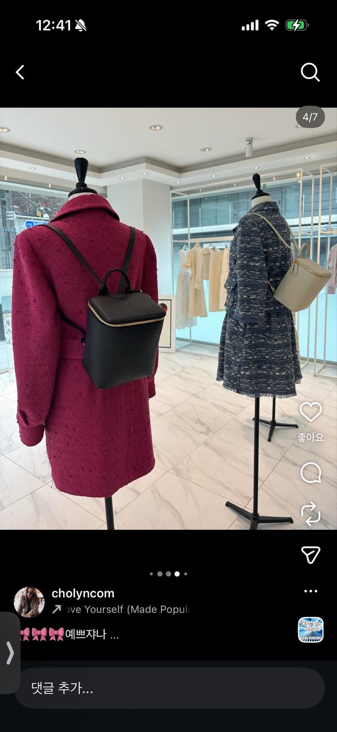 씨호린 choyln) 프리츠 백팩 black color 상품이미지5