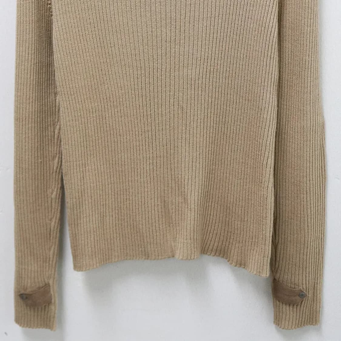 MAGGY 울 혼방 버클 터틀넥 니트 63217 상품이미지8