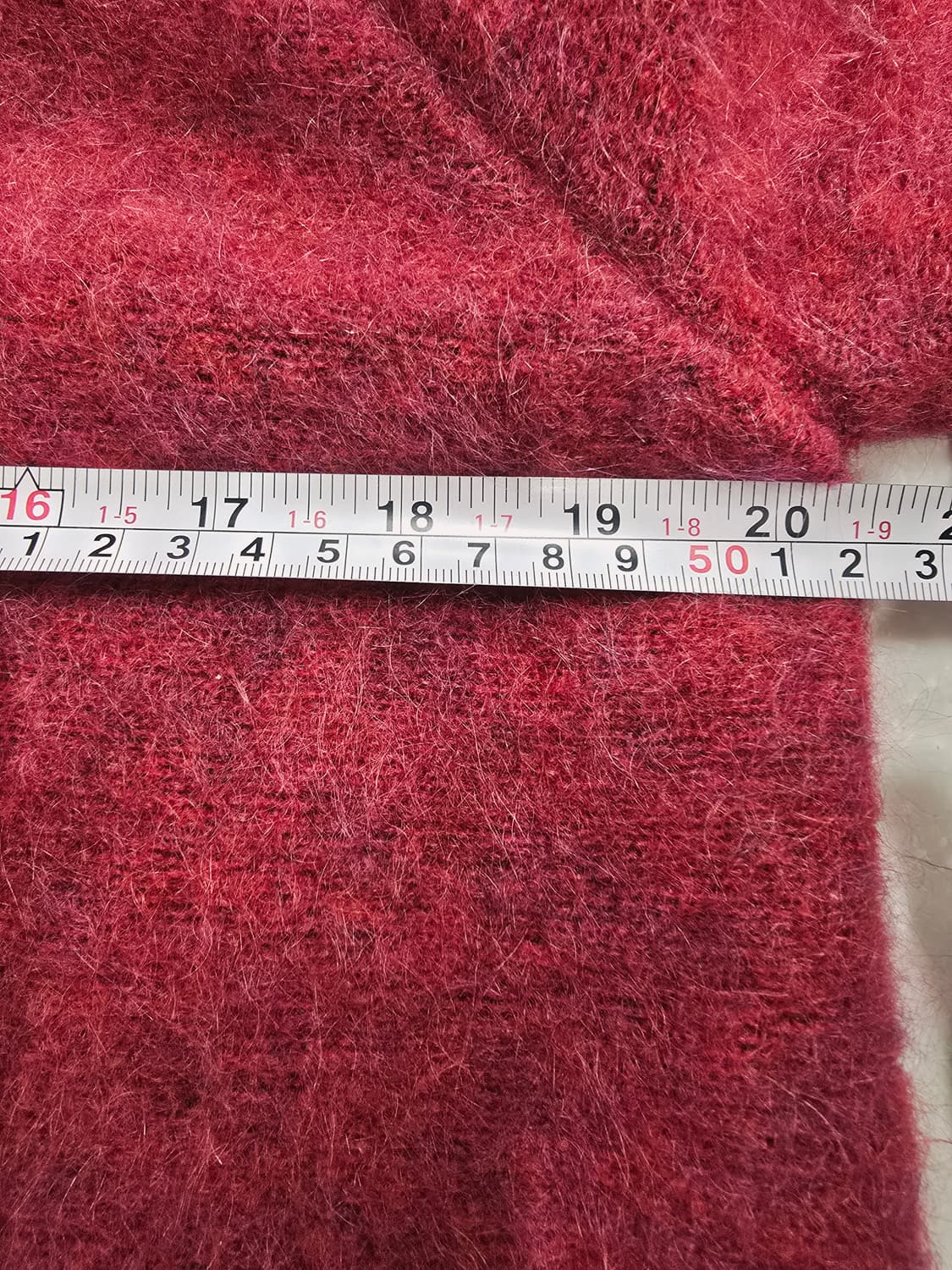 기비 모면혼방 하프 코트 버건디 상품이미지8