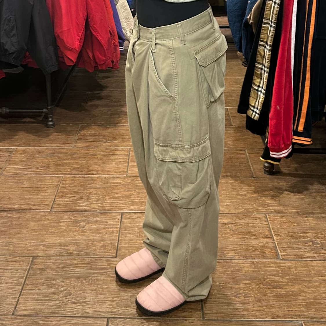 [HI] 랭글러 카고 팬츠 베이지 상품이미지4