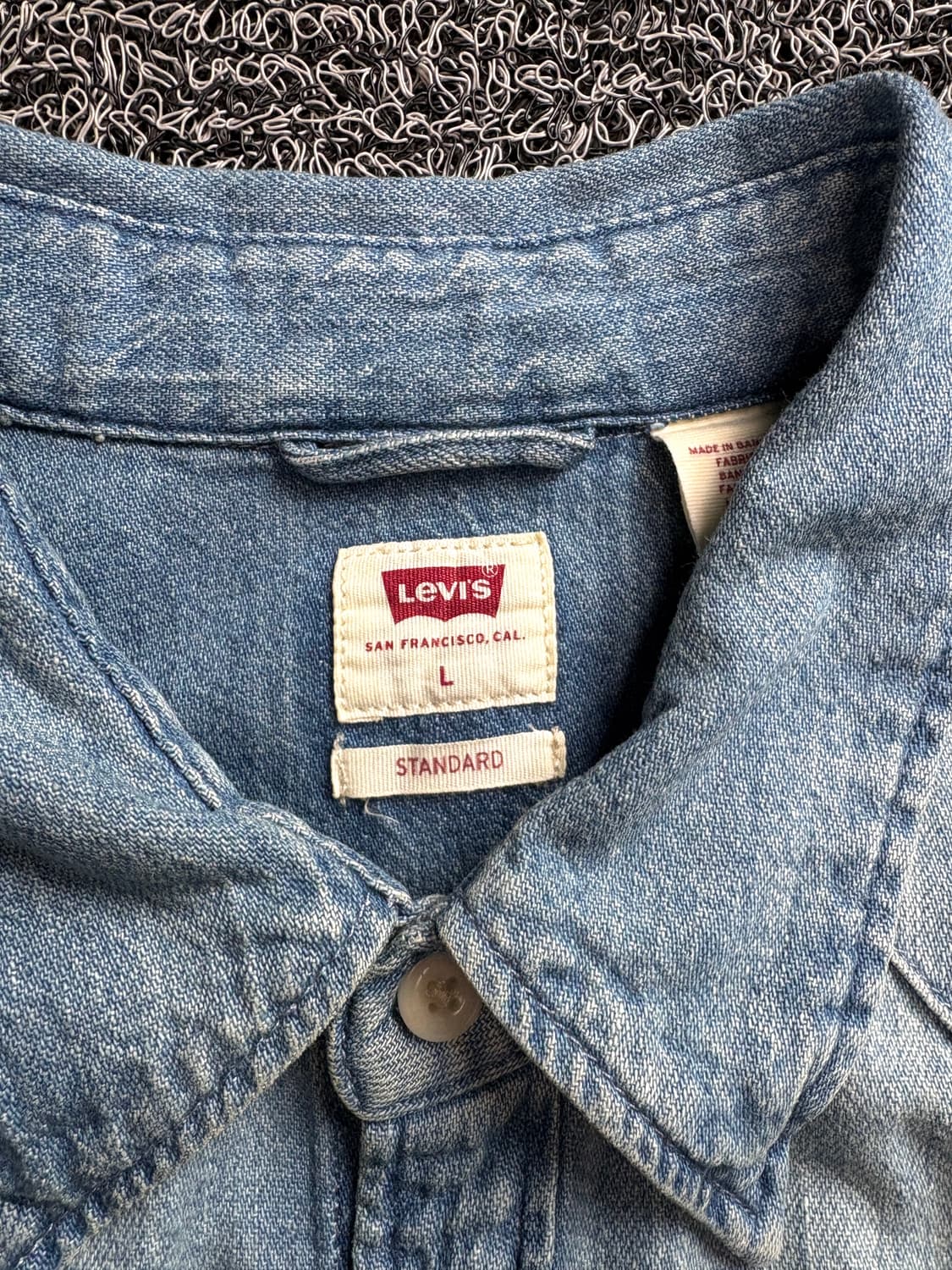 리바이스 바스토우 웨스턴 데님 셔츠 2632 상품이미지3