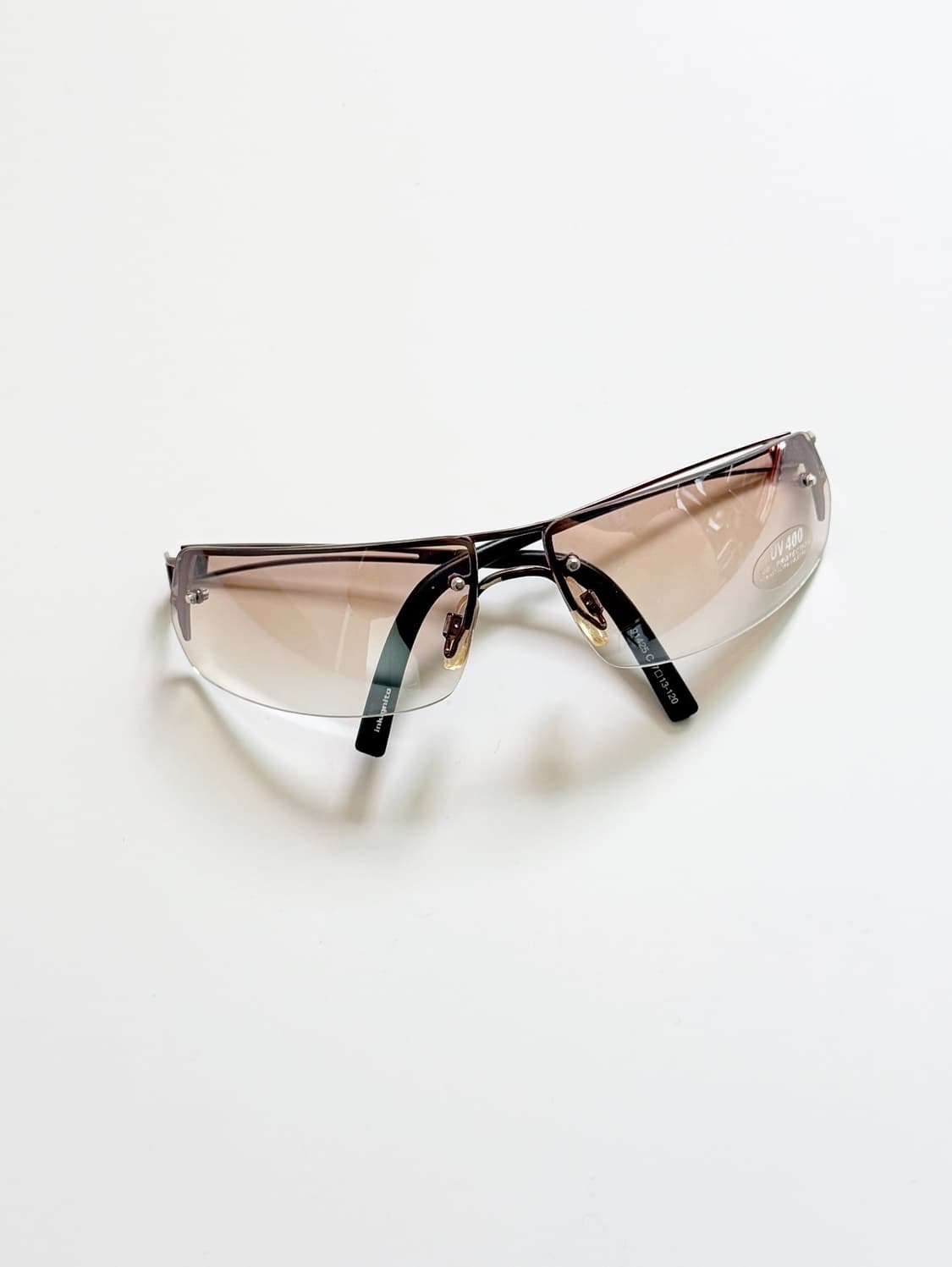 90s INKOGNITO 무테 스퀘어 틴트 빈티지 선글라스 상품이미지1