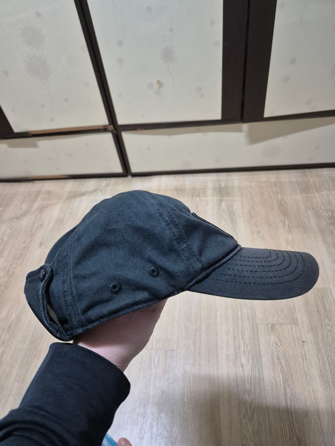 [XL] 18SS CP컴퍼니 고글캡 블랙 볼캡 검정 엑스라지 와펜 모자 상품이미지3