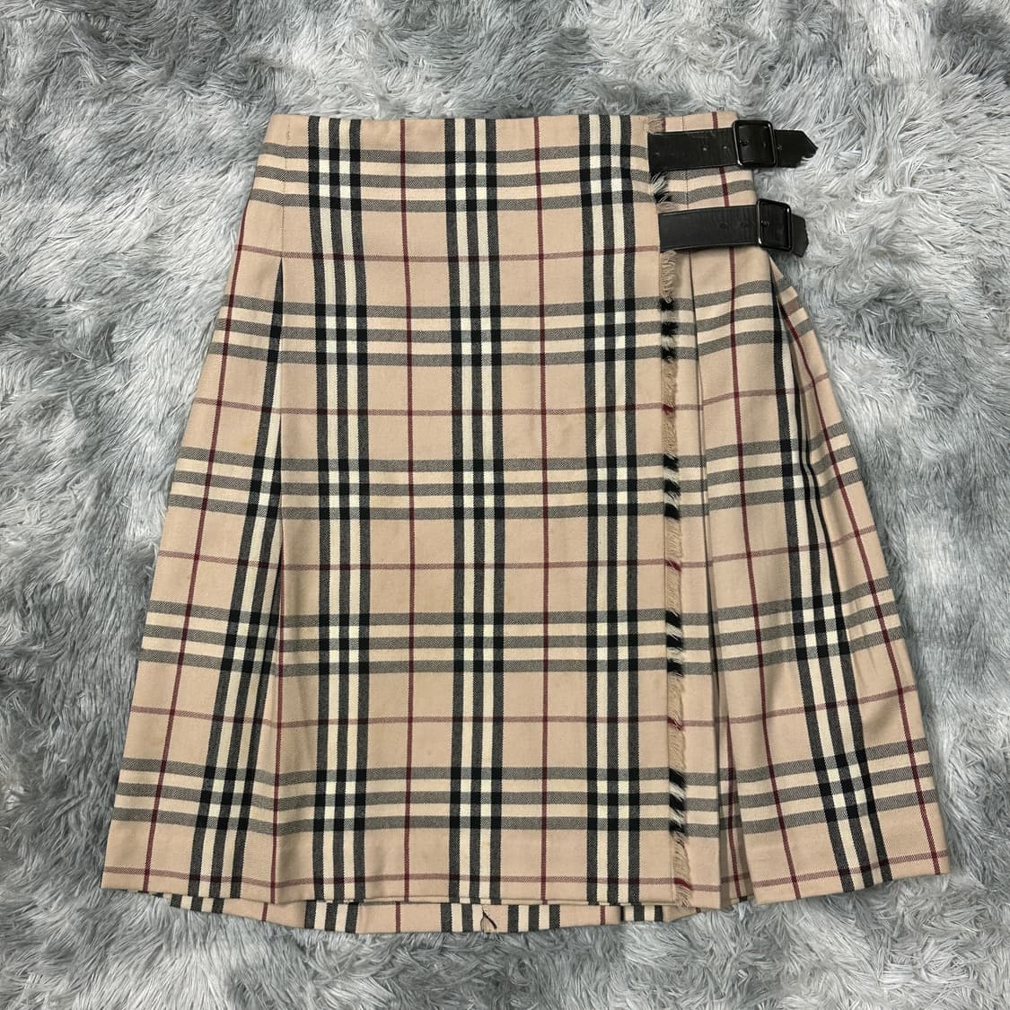 버버리 체크 정품 플레어 스커트  상품이미지1
