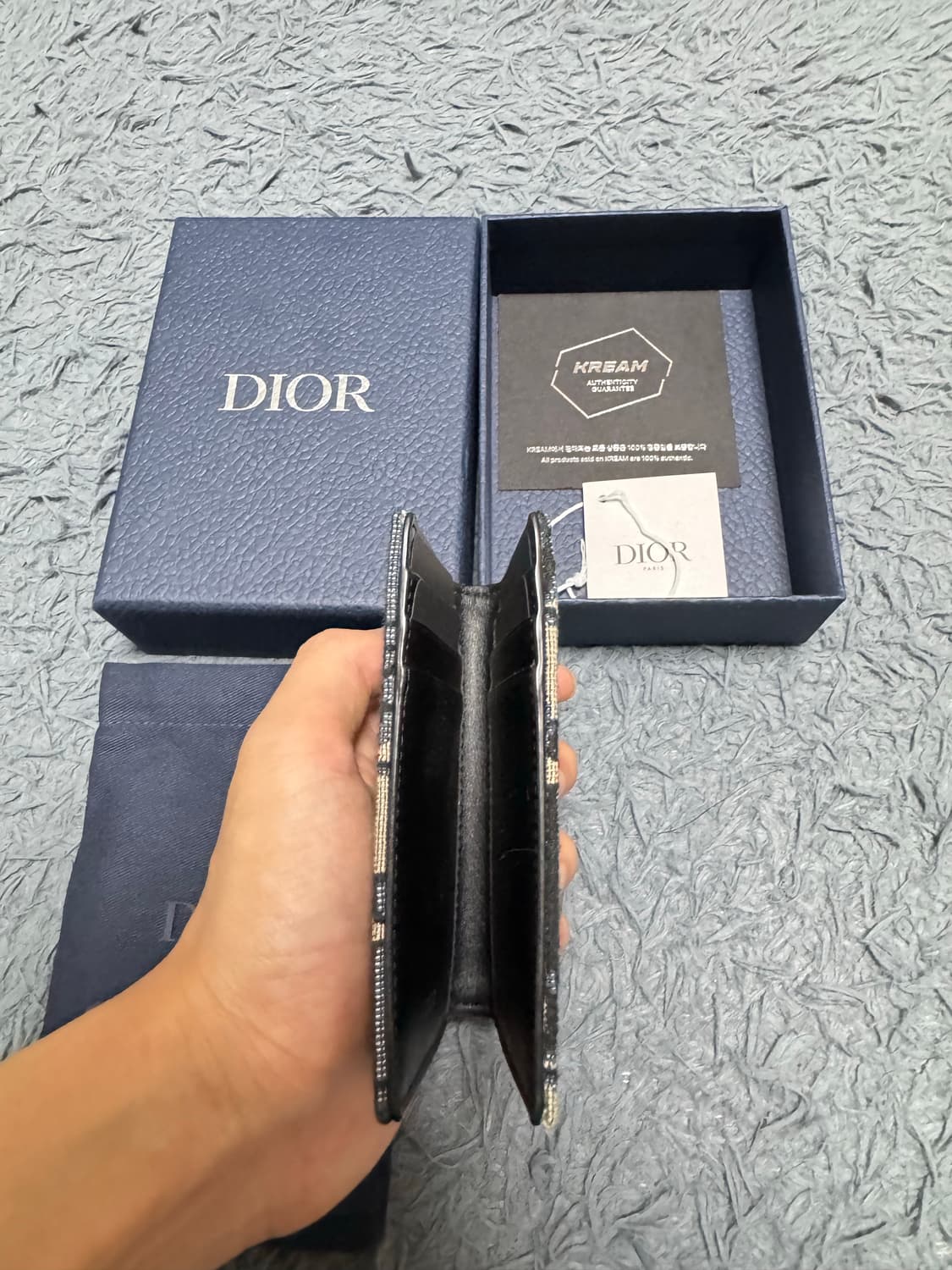 디올 오블리크 오거나이저 베이지 새상품름 상품이미지5