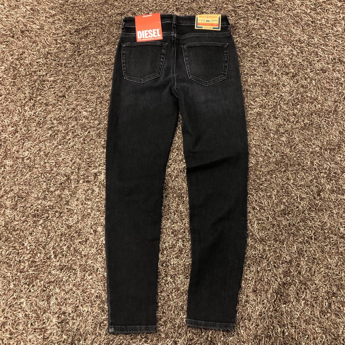 데드스탁 디젤 워싱 흑청 스키니진 데님 팬츠 상품이미지5