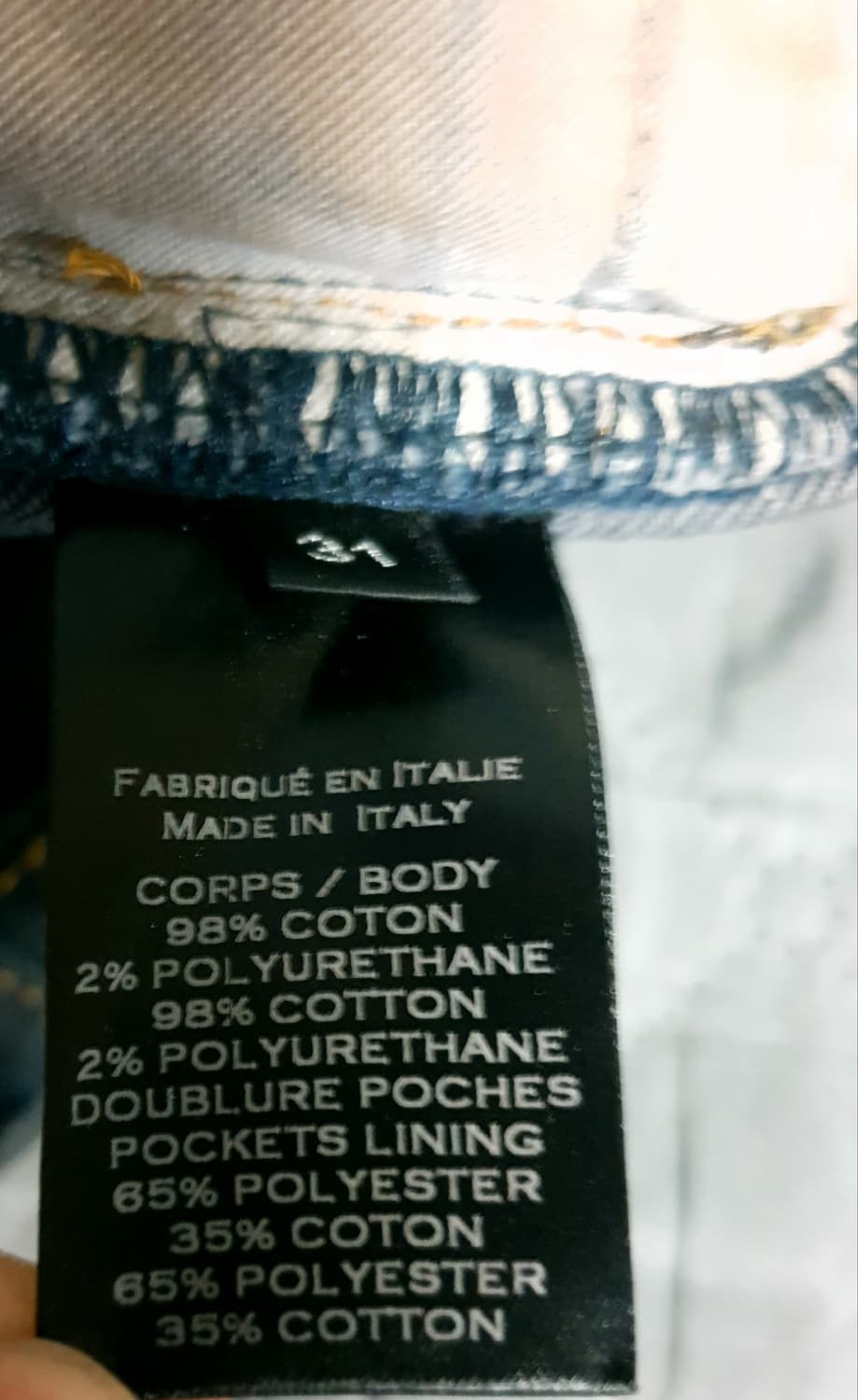 (정품)발망 15ss 빈티지 바이커진 인디고 (31) 상품이미지4