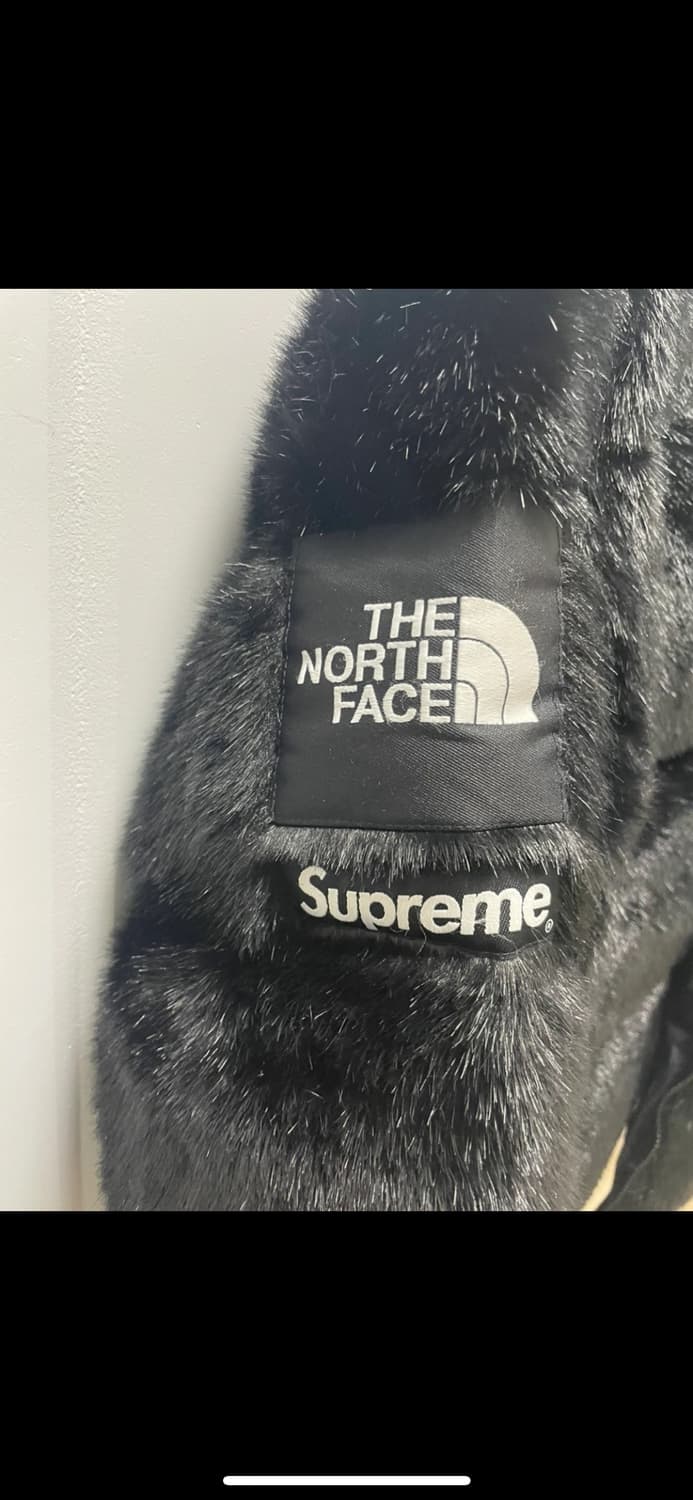 [M] 슈프림x노스페이스 퍼눕시 블랙 상품이미지2