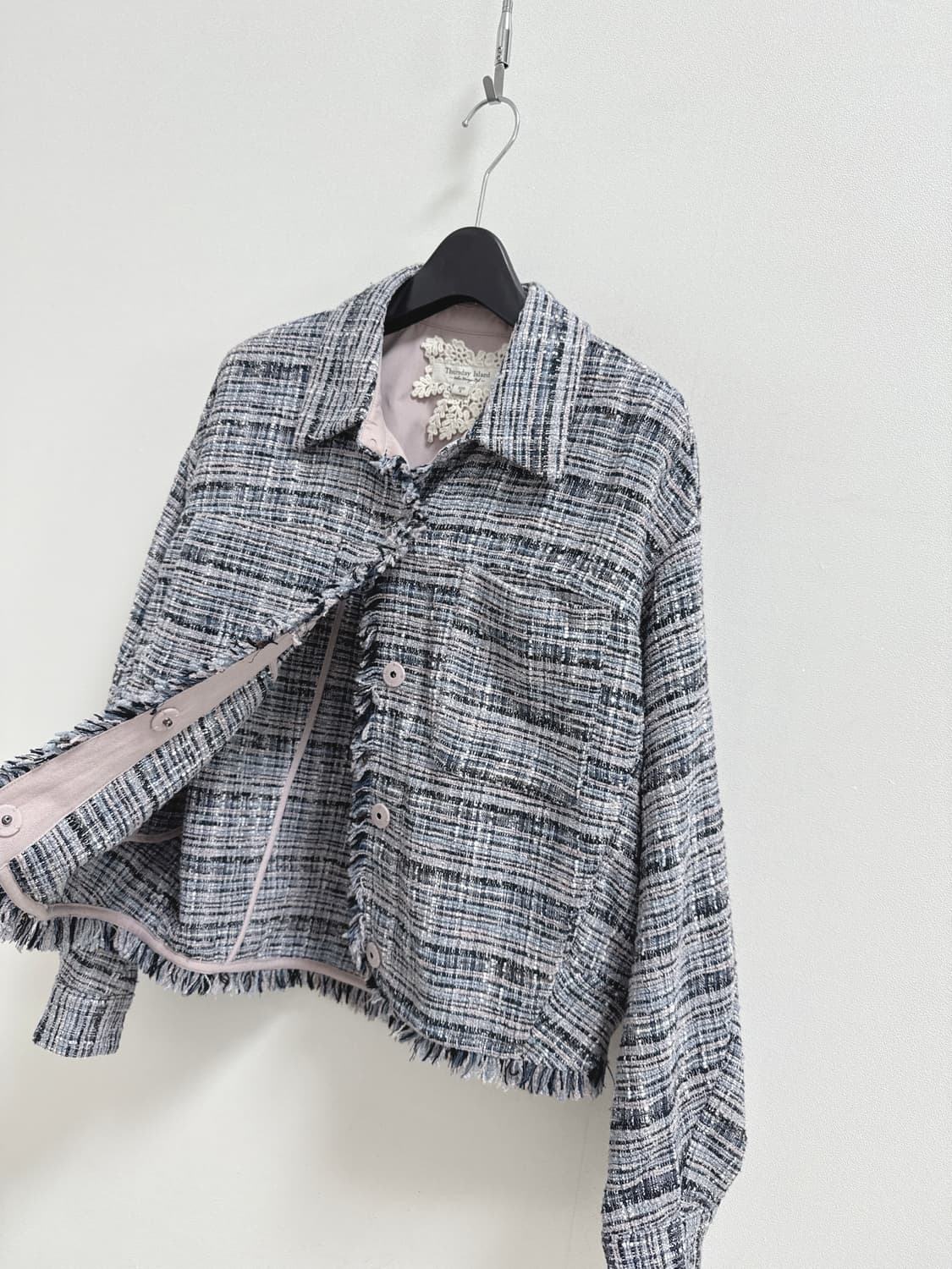 썰스데이 아일랜드 트위드 자켓 상품이미지4