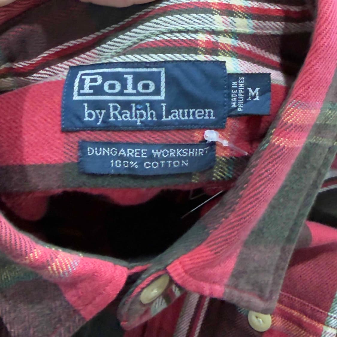 폴로 랄프로렌 암레더 체크 워크 셔츠 상품이미지4