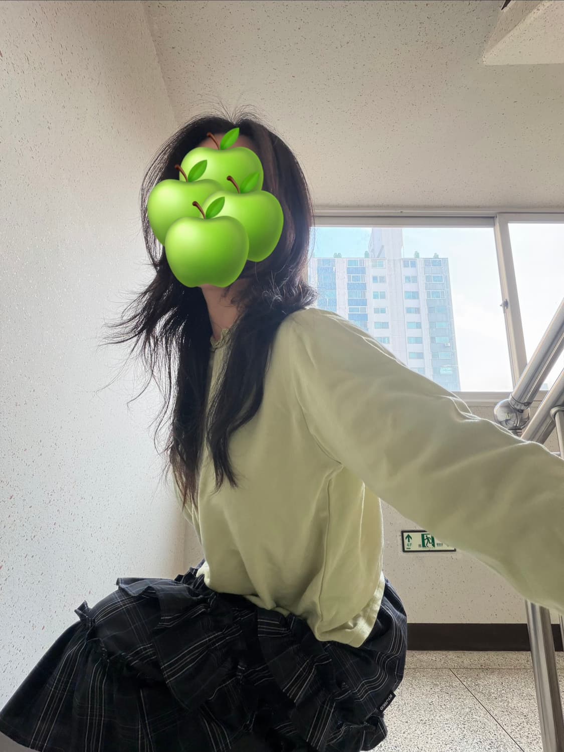 vintage green top 상품이미지3